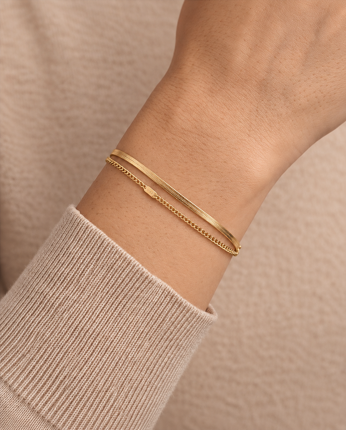 Luna Twist Elegance-Armband | Gold