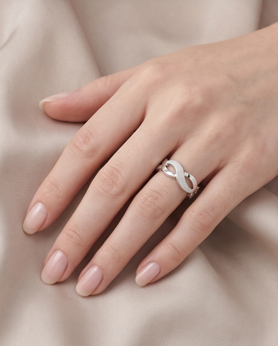 Livora - Elegant verschlungener Ring | Silber