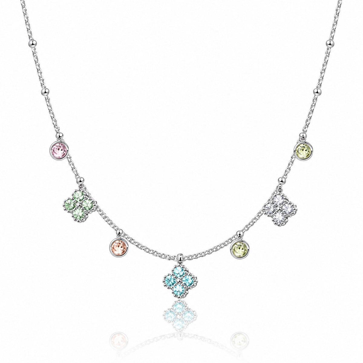 Élina - Elegante Halskette mit Zirkonia | Silber
