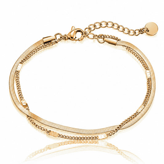 Luna Twist Elegance-Armband | Gold