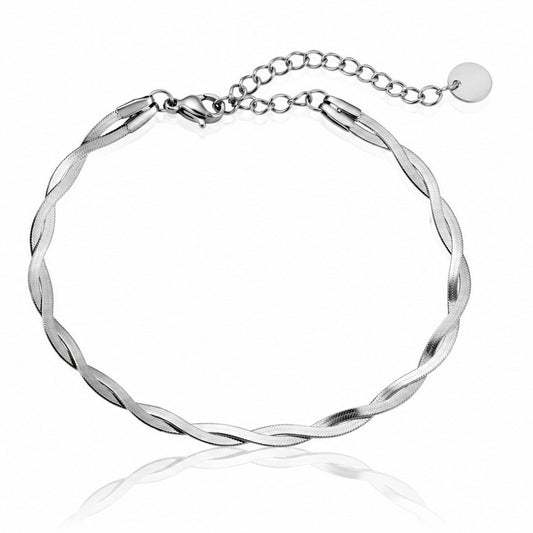 Silk Twist Bracelet-Armband | Silber