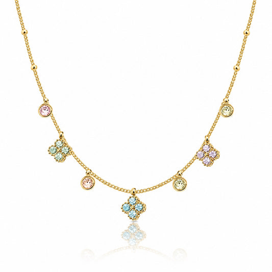 Élina - Elegante Halskette mit Zirkonia | Gold
