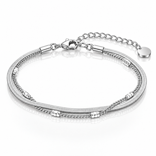 Luna Twist Elegance-Armband | Silber