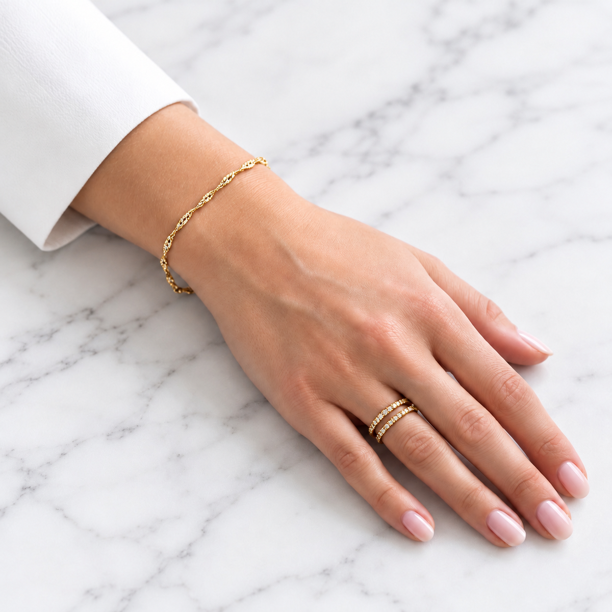 Aurelia Fine-Armband | Gold