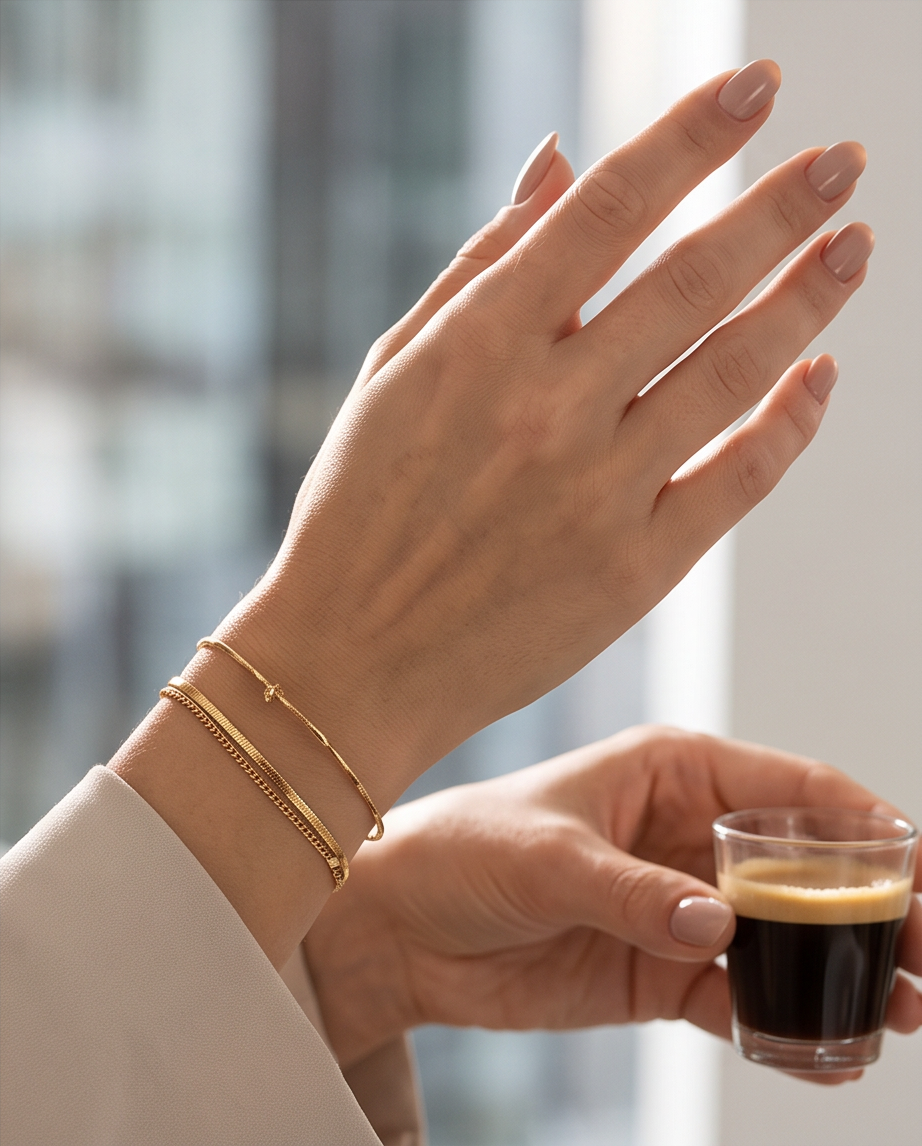 Luna Twist Elegance-Armband | Gold