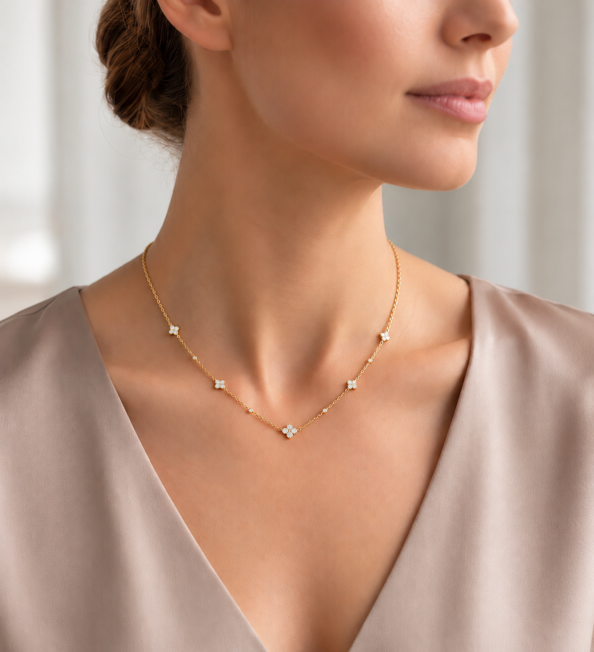 Seraphina Necklace - Edelstahl-Halskette | Gold